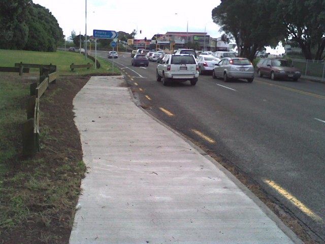 Shared pathway road barrier #2