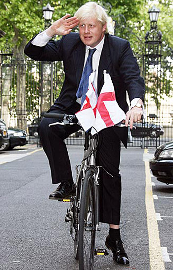 Boris Johnson pledges allegiance to London's cyclists