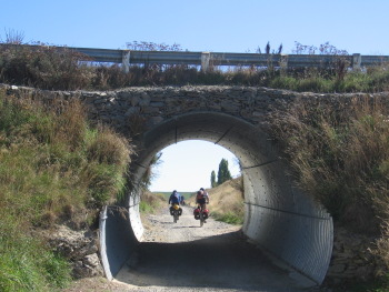 Rail trail underpass